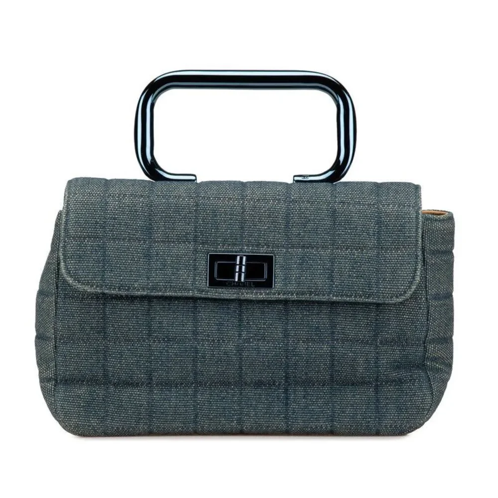 Chanel Denim Choco Bar 2.55 Handbag